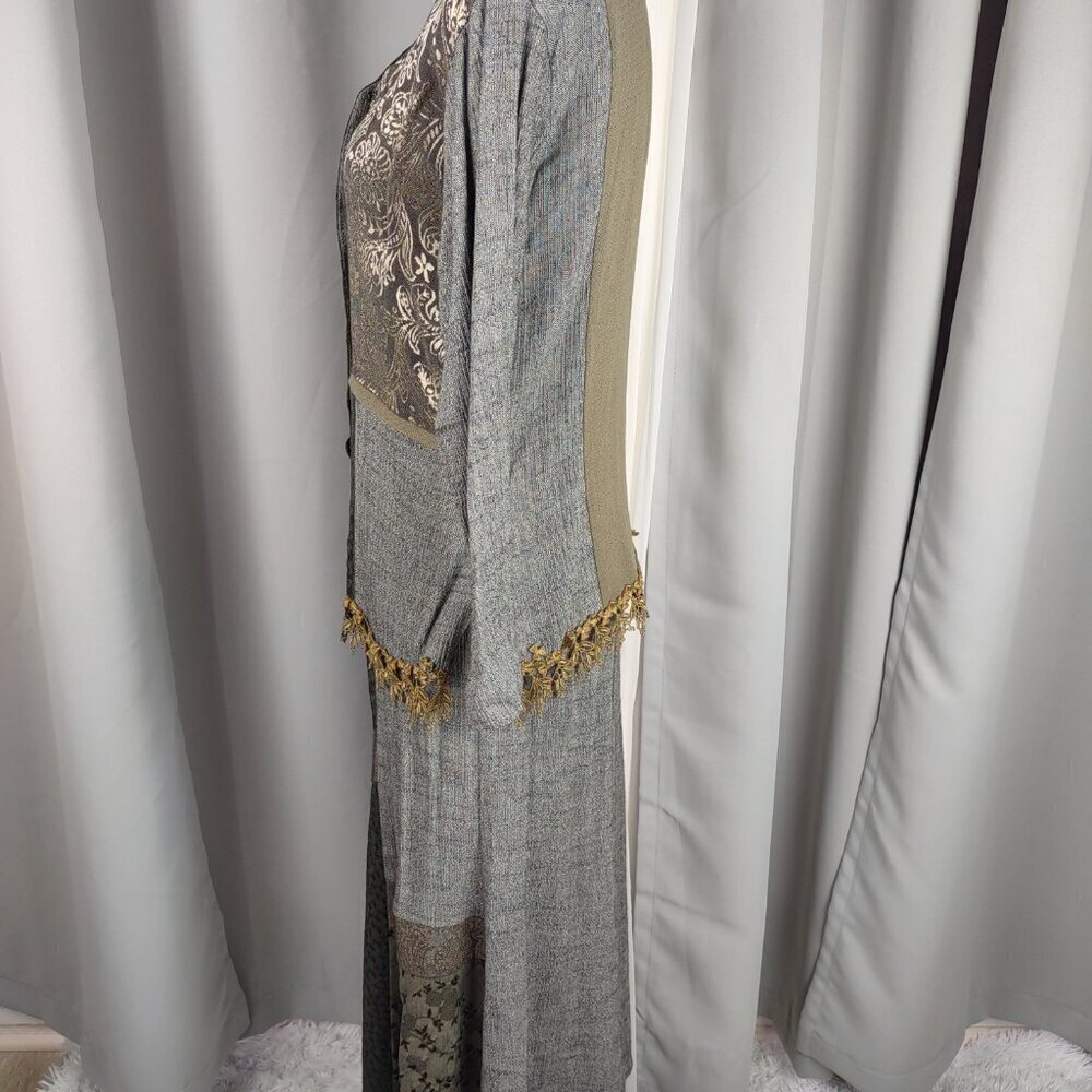 Vintage Spencer Alexis Patchwork Boho Jacket Skirt Set Cottagecore Size 6 - Picture 6 of 15